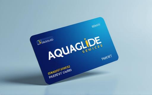 AquaGlide 会員カードのイラスト